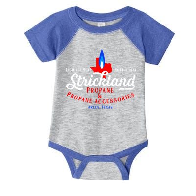 Strickland Propane Taste The Meat Not The Heat Infant Baby Jersey Bodysuit