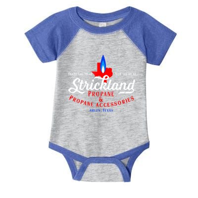 Strickland Propane Taste The Meat Not The Heat Infant Baby Jersey Bodysuit