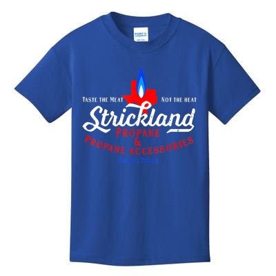 Strickland Propane Taste The Meat Not The Heat Kids T-Shirt