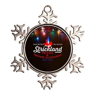 Strickland Propane Taste The Meat Not The Heat Metallic Star Ornament