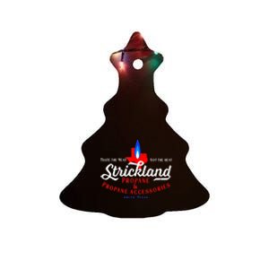 Strickland Propane Taste The Meat Not The Heat Ceramic Tree Ornament