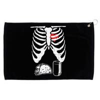 Skeleton Pregnancy Taco Beer Xray Halloween Soon Dad. Grommeted Golf Towel