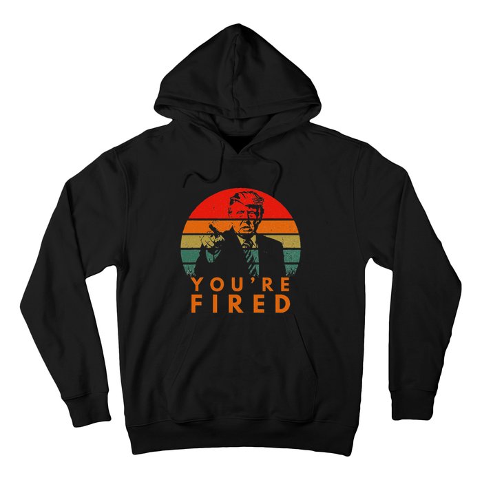 Sunset President Trump Victory 2024 Biden YouRe Fired Hoodie