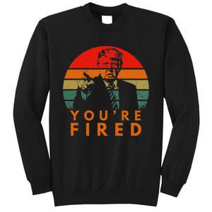 Sunset President Trump Victory 2024 Biden YouRe Fired Sweatshirt