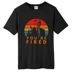 Sunset President Trump Victory 2024 Biden YouRe Fired Tall Fusion ChromaSoft Performance T-Shirt