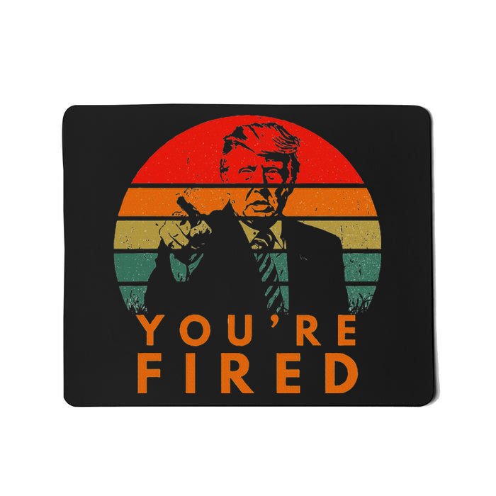 Sunset President Trump Victory 2024 Biden YouRe Fired Mousepad