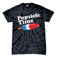 Summer Popsicle Time Funny Bomb Retro 80s Pop Vacation Gift Tie-Dye T-Shirt