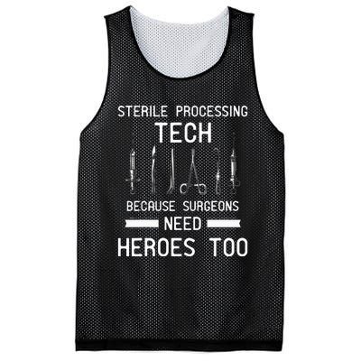 Sterile Processing Technician Because Surgeons Need Heroes Mesh Reversible Basketball Jersey Tank