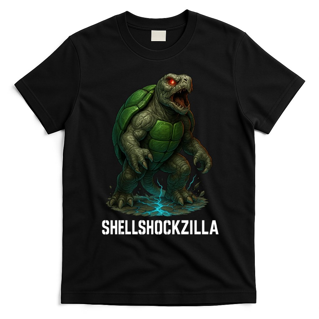 Shellshockzilla Parody Turtle T-Shirt