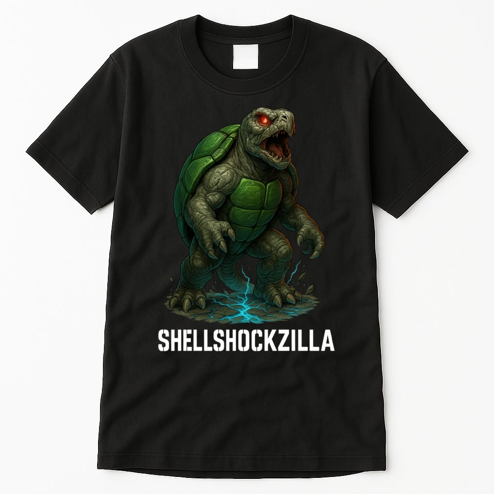 Shellshockzilla Parody Turtle Tall T-Shirt