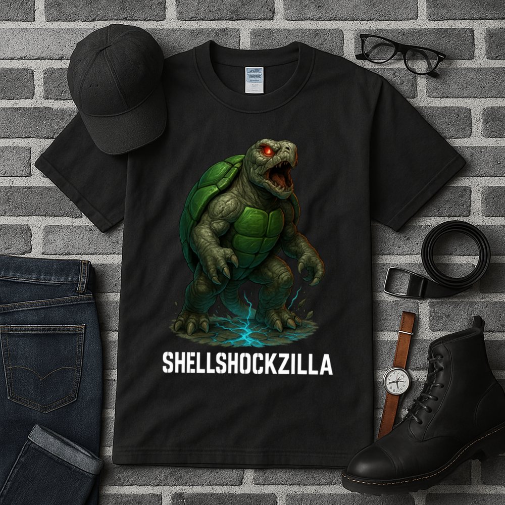 Shellshockzilla Parody Turtle Tall T-Shirt
