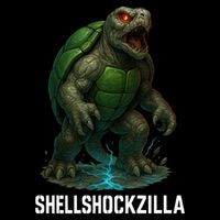 Shellshockzilla Parody Turtle Women's V-Neck T-Shirt