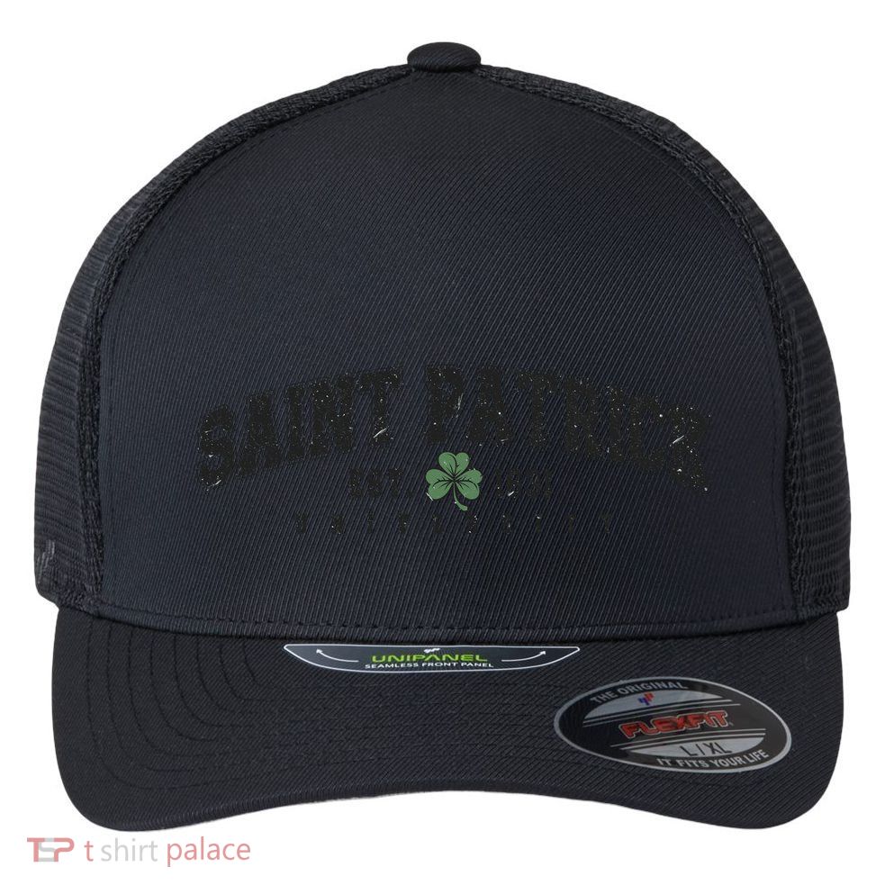 Saint Patrick Univeristy Est 1631 Vintage Flexfit Unipanel Trucker Cap