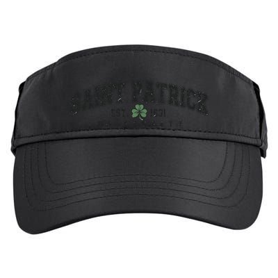 Saint Patrick Univeristy Est 1631 Vintage Adult Drive Performance Visor