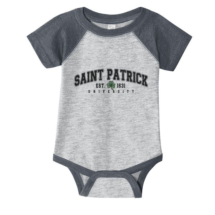 Saint Patrick Univeristy Est 1631 Vintage Infant Baby Jersey Bodysuit