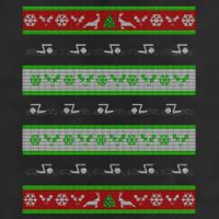 Swimmer Present Ugly Christmas Adult Drive Performance Visor