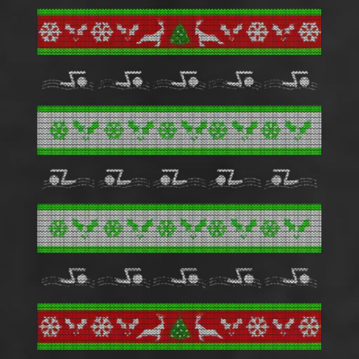 Swimmer Present Ugly Christmas Adult Drive Performance Visor