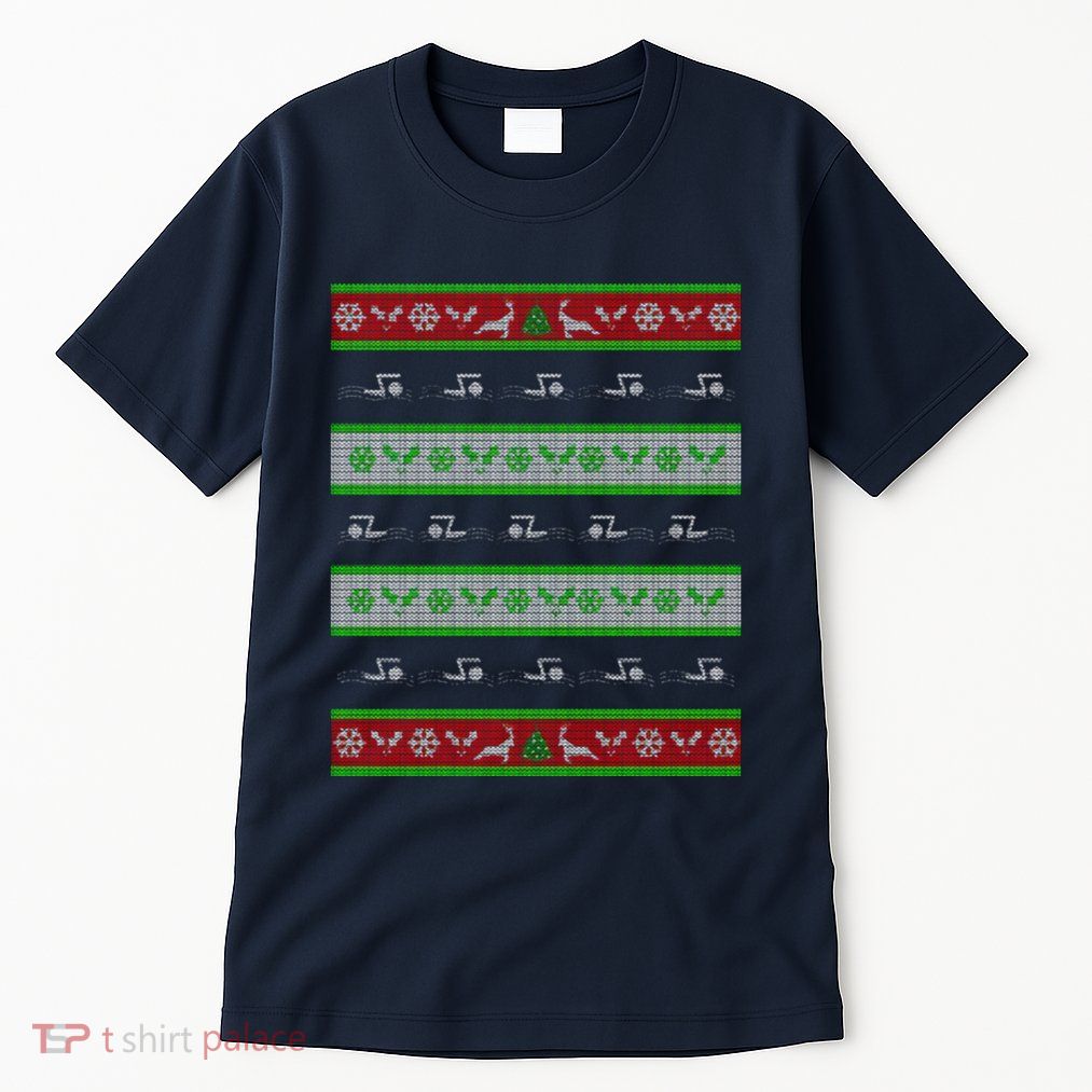 Swimmer Present Ugly Christmas Tall T-Shirt
