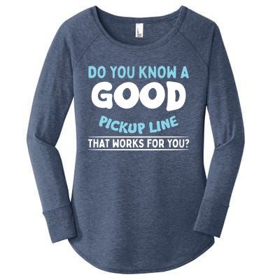 Sarcastic Pick Up Line Single Dating Gift Women's Perfect Tri Tunic Long Sleeve Shirt