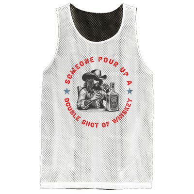 Someone Pour Up A Double Shot Of Whiskey A Bar Song Mesh Reversible Basketball Jersey Tank