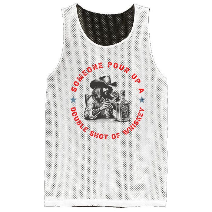 Someone Pour Up A Double Shot Of Whiskey A Bar Song Mesh Reversible Basketball Jersey Tank