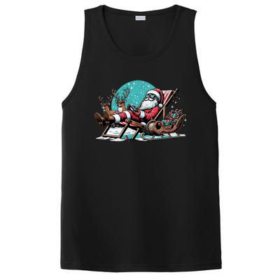 Santa Play Video Games Gaming Santa Gamer Christmas Gift PosiCharge Competitor Tank