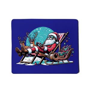 Santa Play Video Games Gaming Santa Gamer Christmas Gift Mousepad