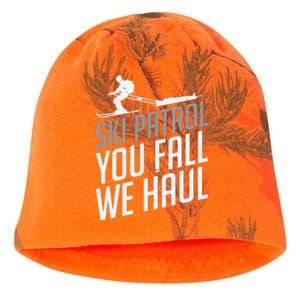 Ski Patrol vinatge You Fall We Haul Skiing Winter Sports Kati - Camo Knit Beanie