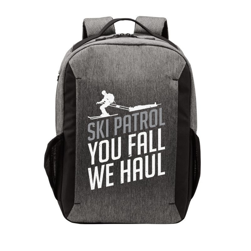 Ski Patrol vinatge You Fall We Haul Skiing Winter Sports Vector Backpack