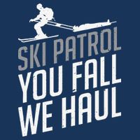Ski Patrol vinatge You Fall We Haul Skiing Winter Sports T-Shirt
