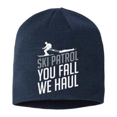 Ski Patrol vinatge You Fall We Haul Skiing Winter Sports Sustainable Beanie