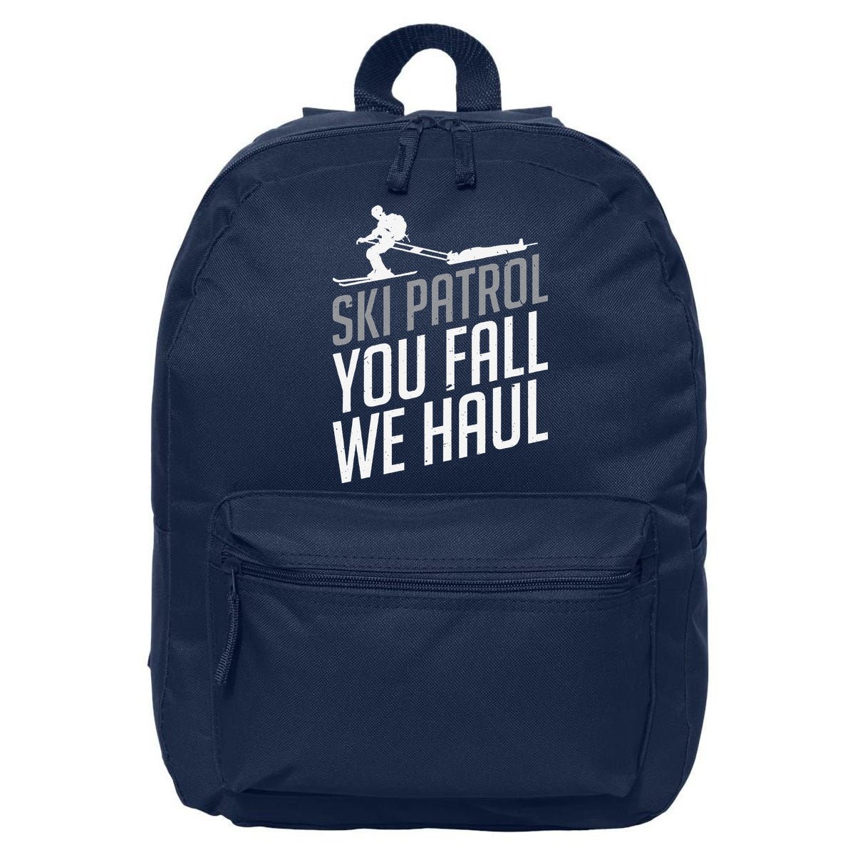 Ski Patrol vinatge You Fall We Haul Skiing Winter Sports 16 in Basic Backpack