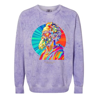 St. Paul Vibrant Low Poly Colorblast Crewneck Sweatshirt