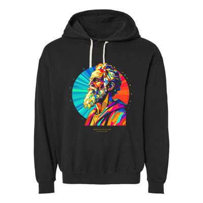 St. Paul Vibrant Low Poly Garment-Dyed Fleece Hoodie