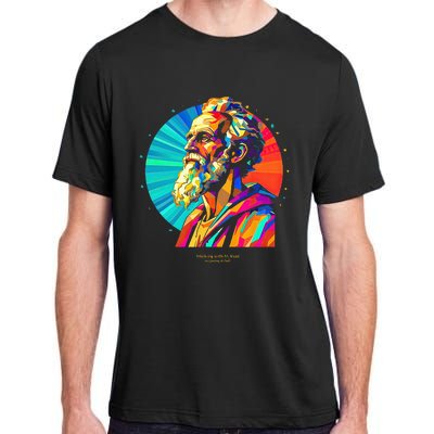 St. Paul Vibrant Low Poly Adult ChromaSoft Performance T-Shirt