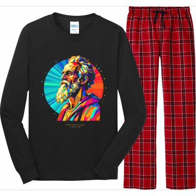 St. Paul Vibrant Low Poly Long Sleeve Pajama Set