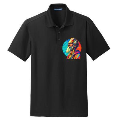 St. Paul Vibrant Low Poly Dry Zone Grid Polo