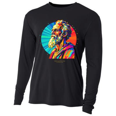 St. Paul Vibrant Low Poly Cooling Performance Long Sleeve Crew