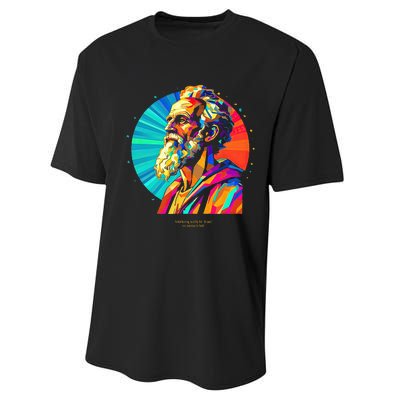 St. Paul Vibrant Low Poly Performance Sprint T-Shirt