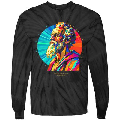 St. Paul Vibrant Low Poly Tie-Dye Long Sleeve Shirt