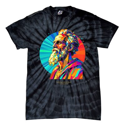 St. Paul Vibrant Low Poly Tie-Dye T-Shirt