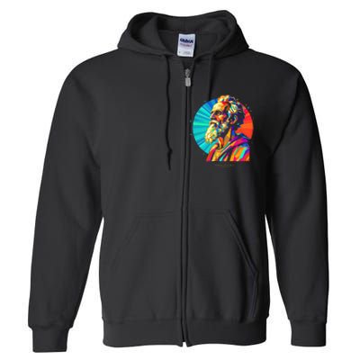 St. Paul Vibrant Low Poly Full Zip Hoodie