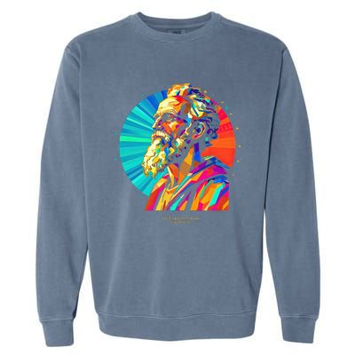 St. Paul Vibrant Low Poly Garment-Dyed Sweatshirt