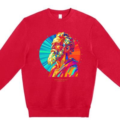 St. Paul Vibrant Low Poly Premium Crewneck Sweatshirt