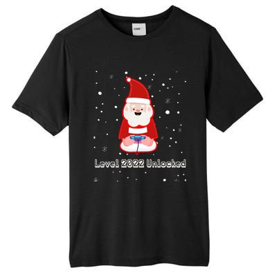 Santa Playing Video Game Video Gamers Christmas Cool Gift Tall Fusion ChromaSoft Performance T-Shirt