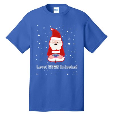 Santa Playing Video Game Video Gamers Christmas Cool Gift Tall T-Shirt