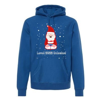 Santa Playing Video Game Video Gamers Christmas Cool Gift Premium Hoodie