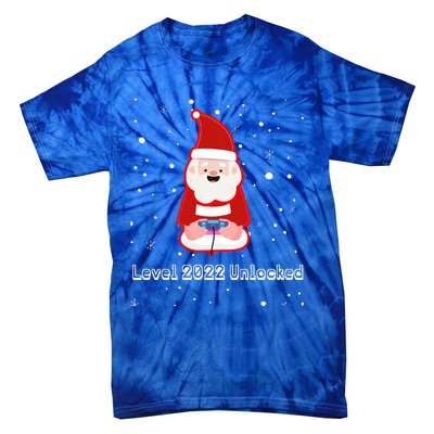 Santa Playing Video Game Video Gamers Christmas Cool Gift Tie-Dye T-Shirt