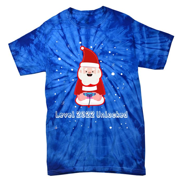 Santa Playing Video Game Video Gamers Christmas Cool Gift Tie-Dye T-Shirt