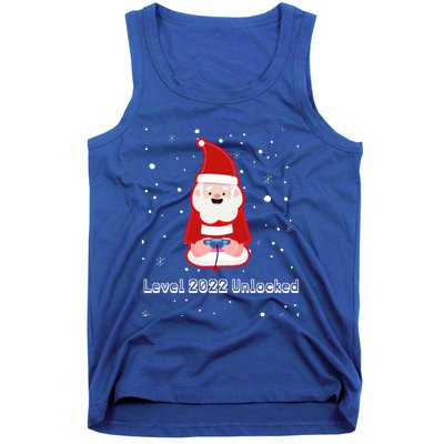 Santa Playing Video Game Video Gamers Christmas Cool Gift Tank Top